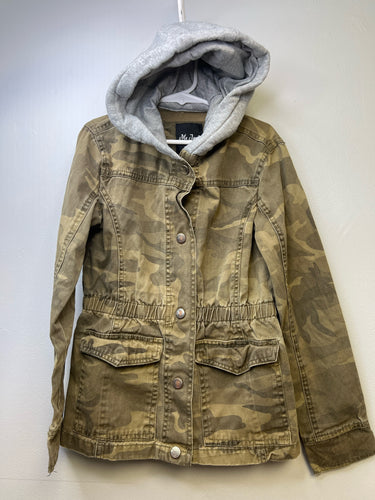8 girls camo anorak jacket