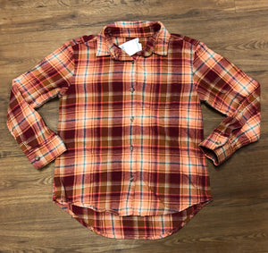 10-12 old navy girls flannel