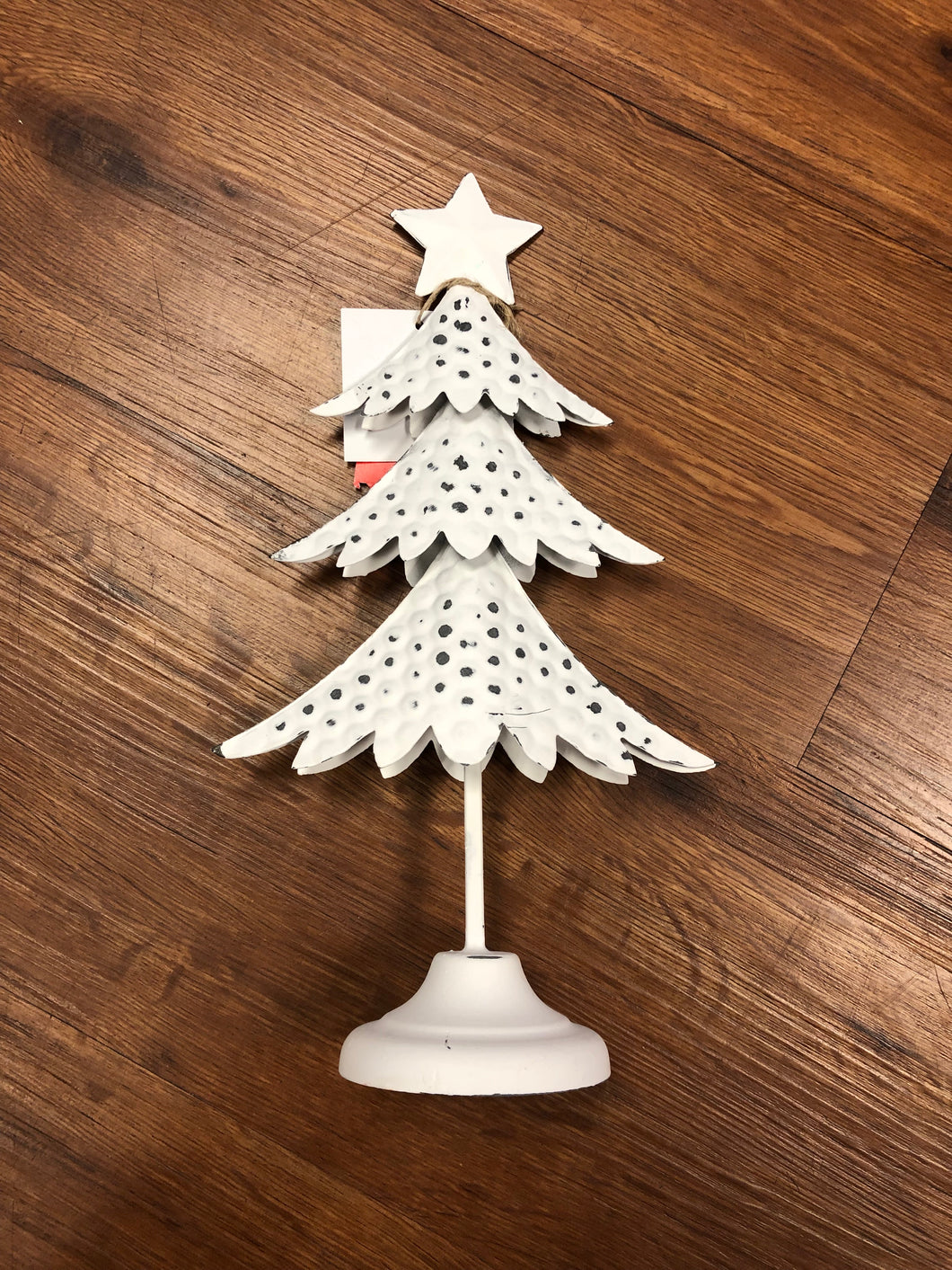 Antique white metal  christmas tree-home decor