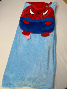Spiderman pillow blanket