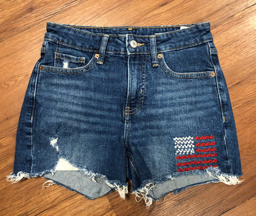 Size 2 old navy hi rise o.g. straight shorts
