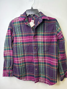 girls M Gap flannel shirt