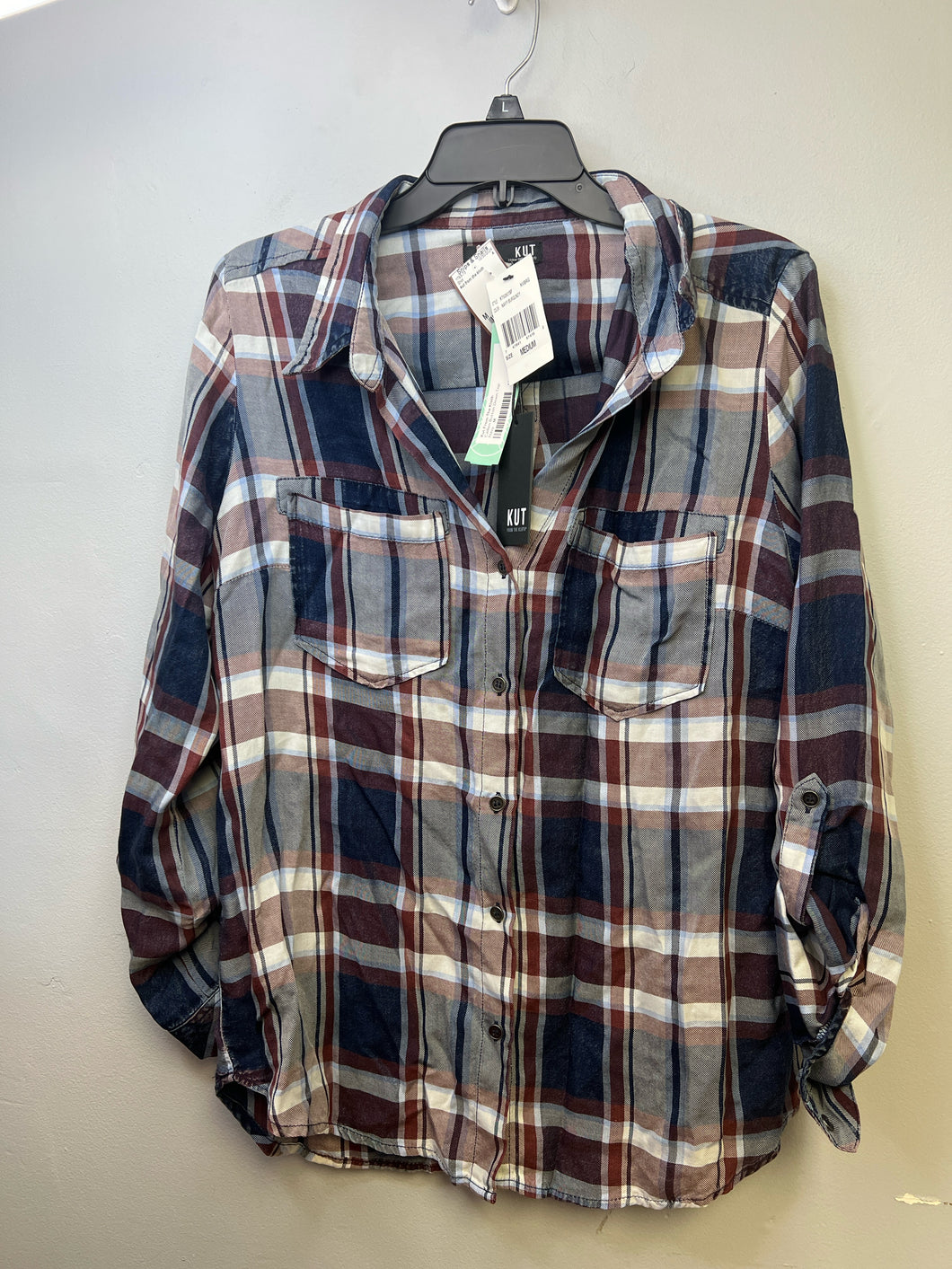 womens Size M kut from the kloth flannel NWT