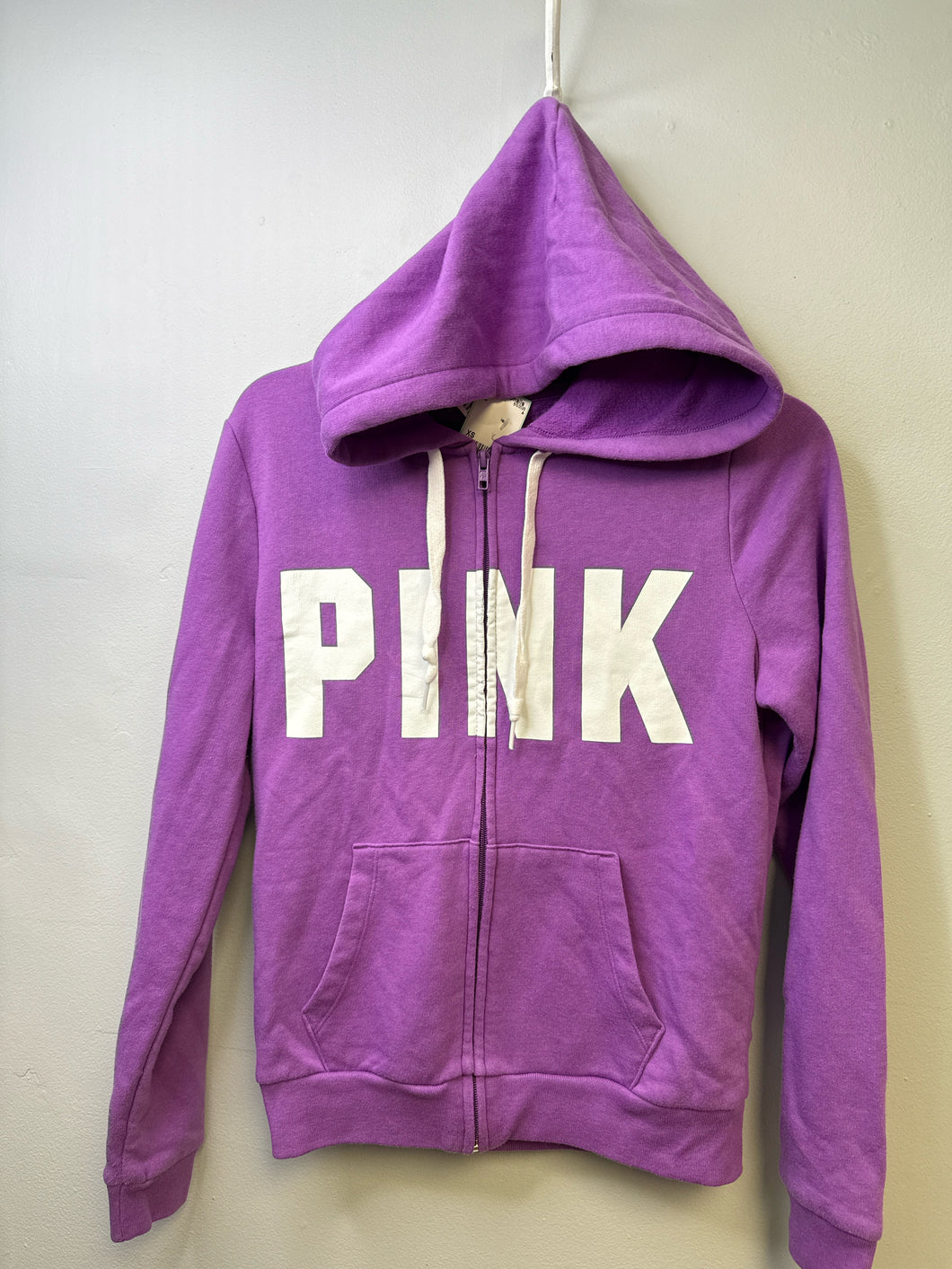 Size XS pink zip up