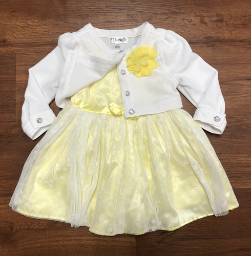 2T Dress - 2 piece dress with cardigan, new