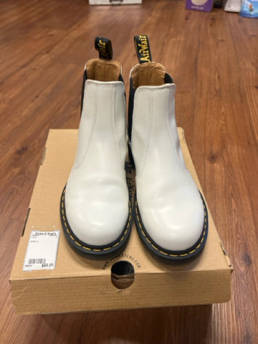 Dr. Martens Air Wave smooth leather platform chelsea boots
