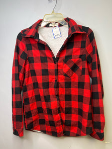 small sherpa lined flannel