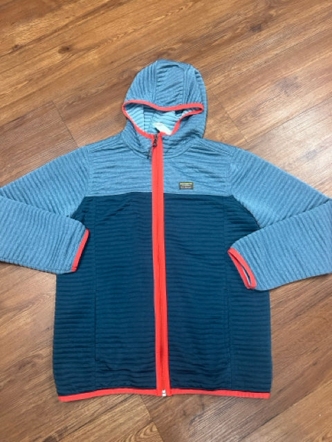 14/16 llbean airlight full zip hoodie