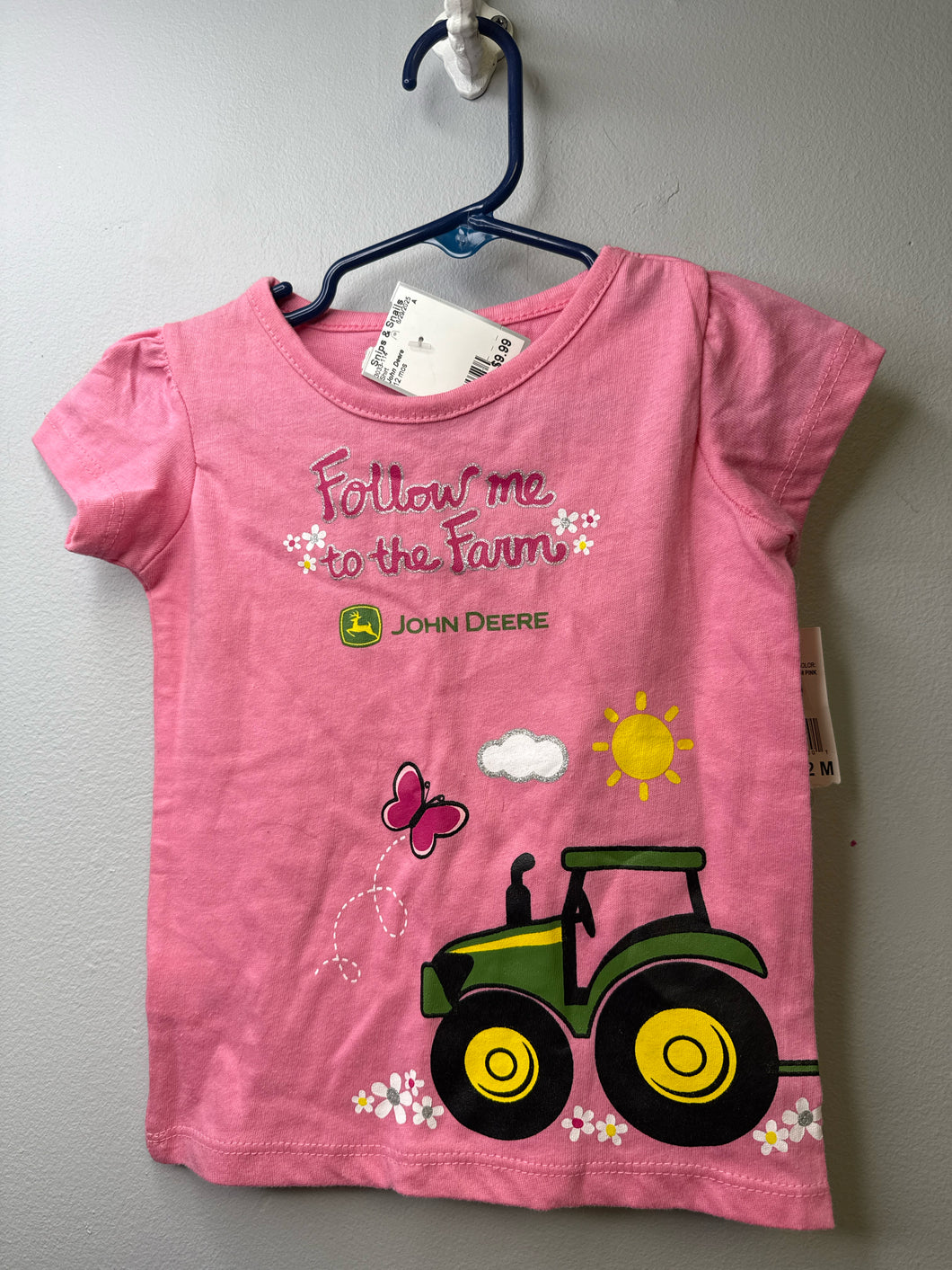 girls 12 mos John Deere Shirt NWT