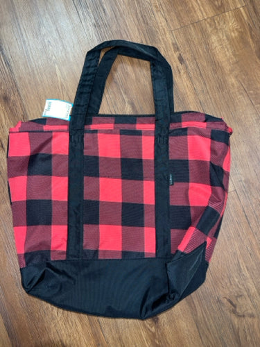 Household - plaid llbean tote