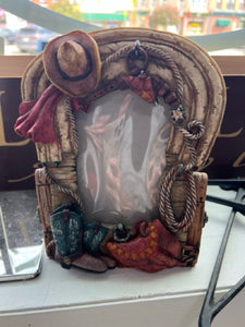 Western pic frame. Home decor