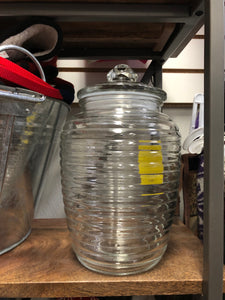 clear jar with lid. Pick up. Home decor