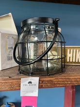 Load image into Gallery viewer, Household - Glass Jar In Metal Container home decor