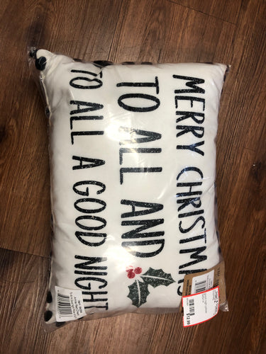 To all a good night pillow--home decor