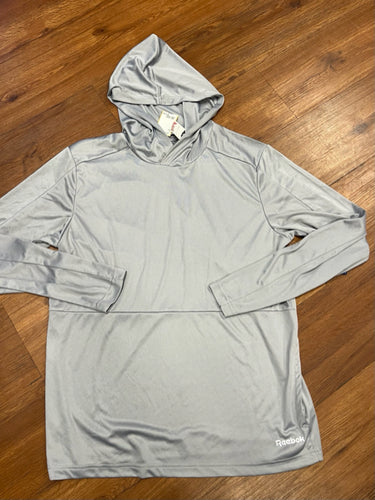 Size L long sleeve hooded shirt new with tags