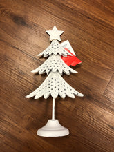 Load image into Gallery viewer, Antique white metal  christmas tree-home decor