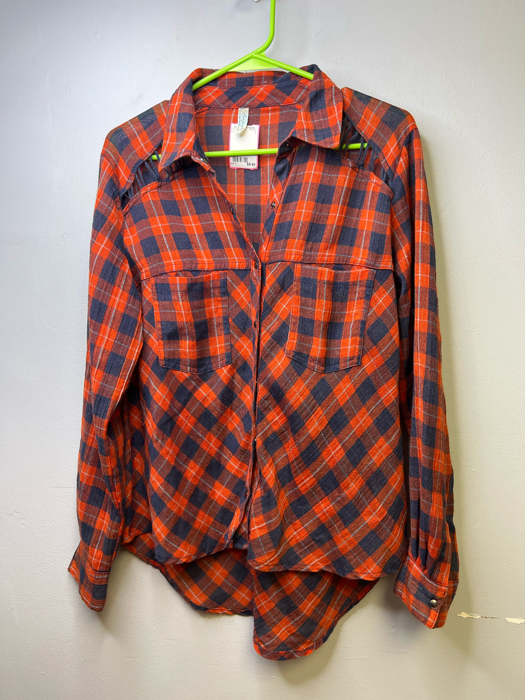 Size XS plaid Shirt