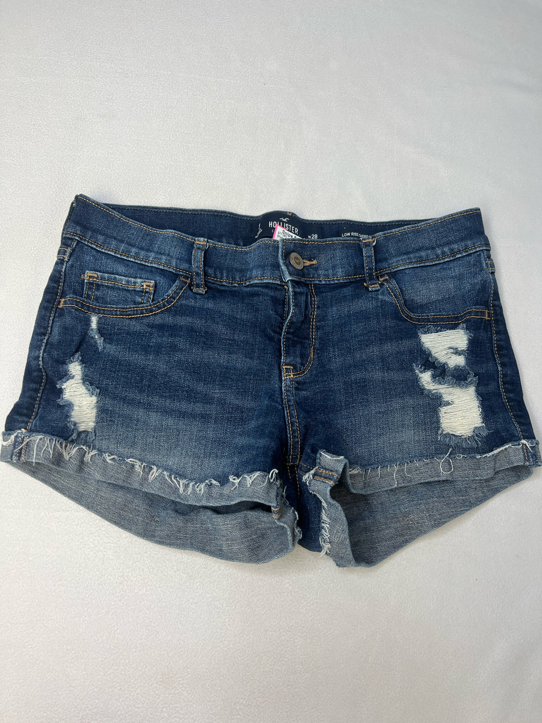 HOLLISTER Size 7 Low Rise Shortie Shorts
