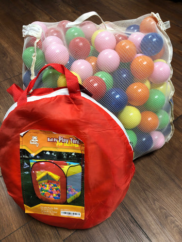 toys - ball pit tent with balls