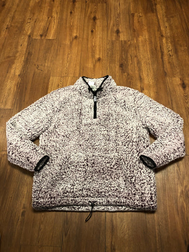 Women's Size L Pink Sherpa Sweater