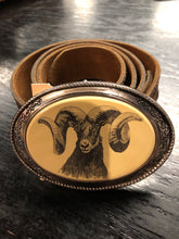 Load image into Gallery viewer, Belt ram belt and buckle