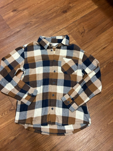 8 H&M long sleeve flannel Shirt