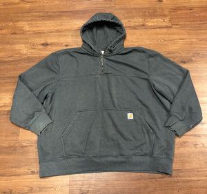 Men's Carhartt Rain Defender Loose Fit Heavyweight Quarter Zip Size 4XL Hoodie