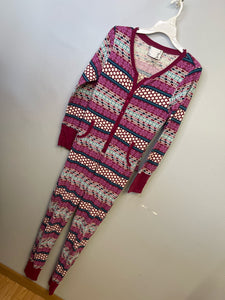 Womens Size M Jockey one piece Pajamas