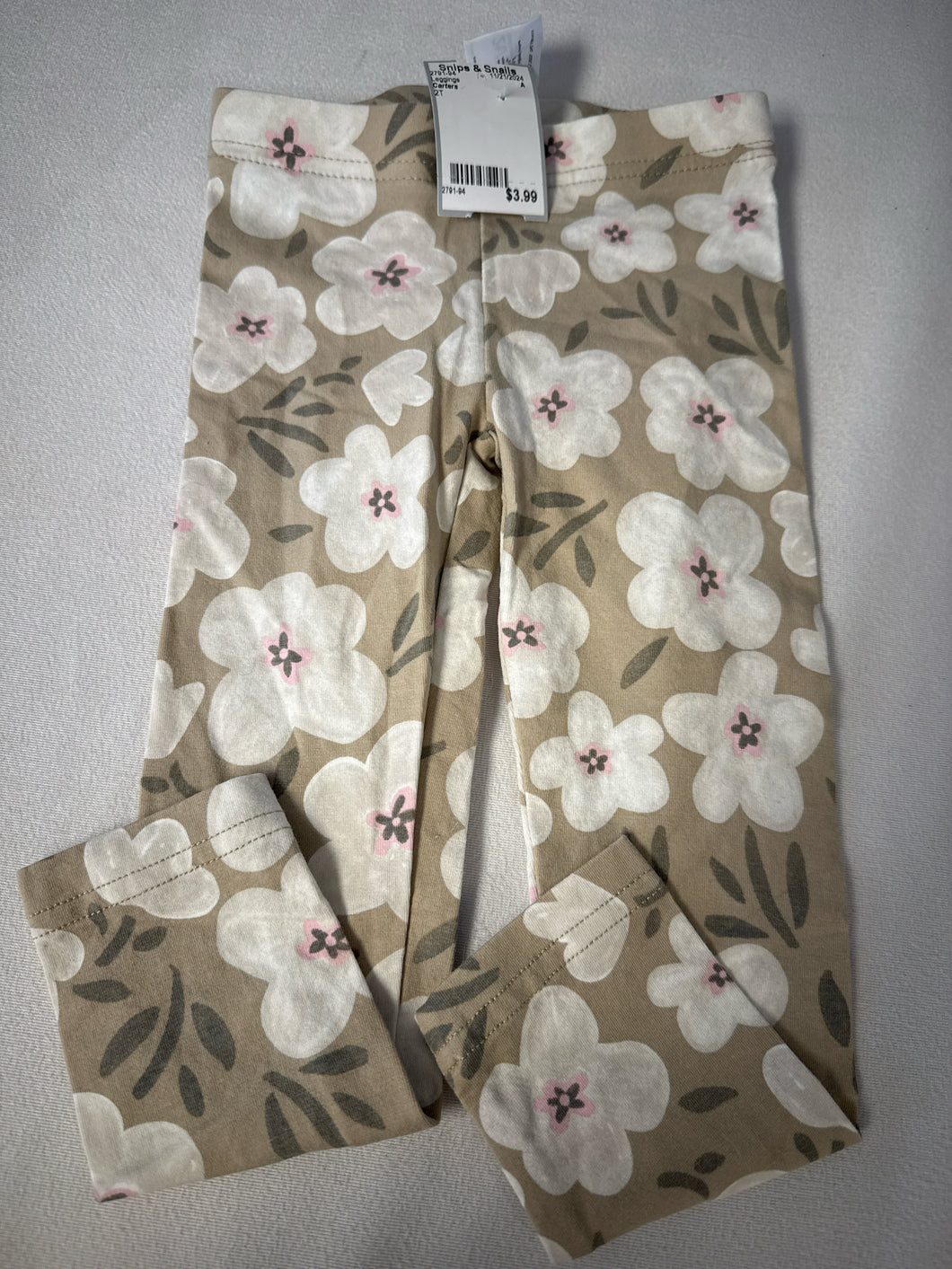 girls 2T Carters Leggings