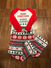 Load image into Gallery viewer, BNWT Kid&#39;s Size 6/7 Christmas Pajamas