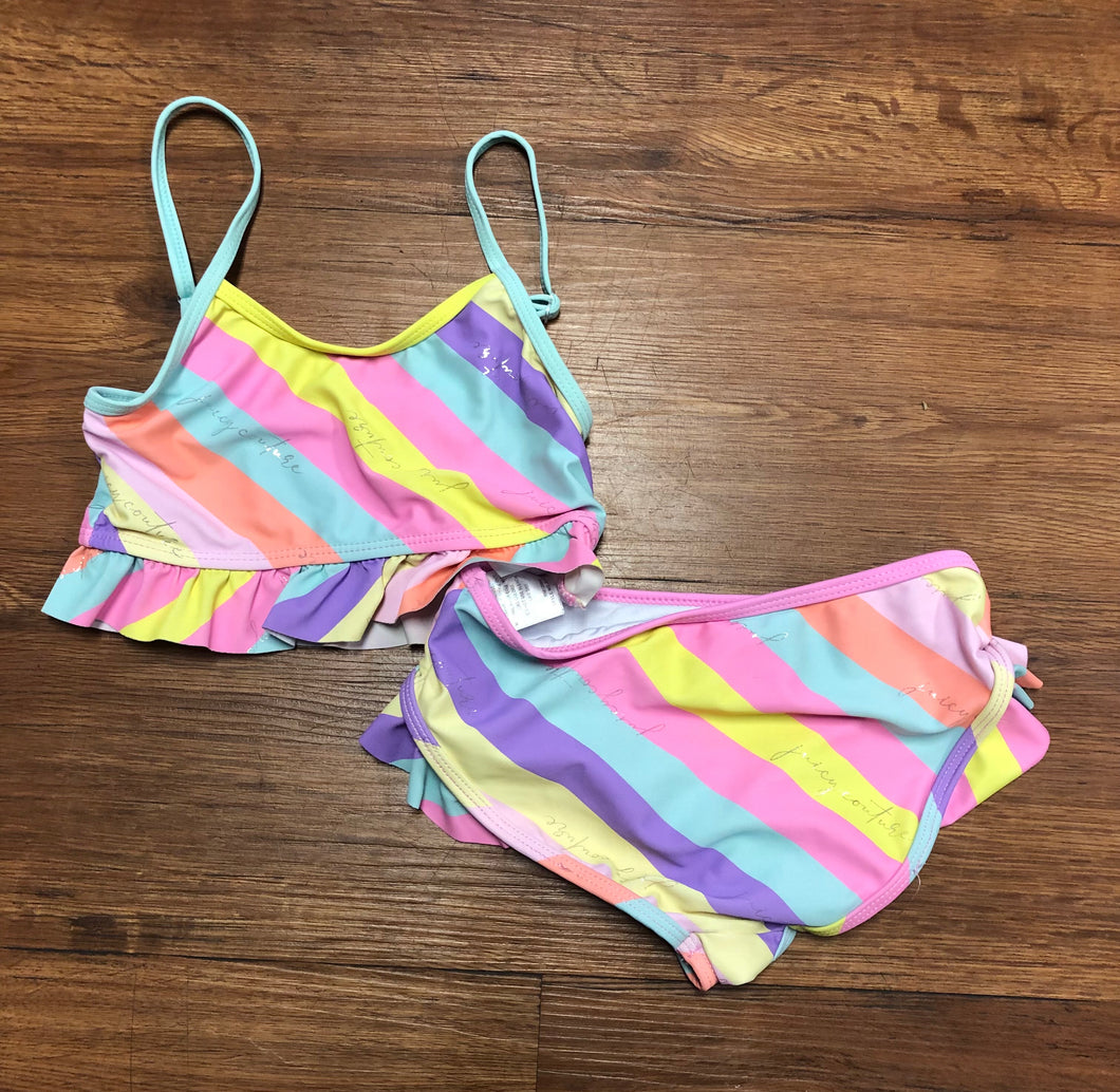 girls 6 Juicy Couture swimsuit 2 piece