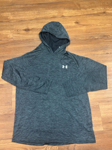 Youth Large under armour long sleeve hooded Shirt