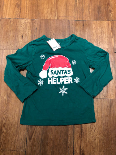 Boy's Size 3T TCP Santa Long Sleeve Shirt