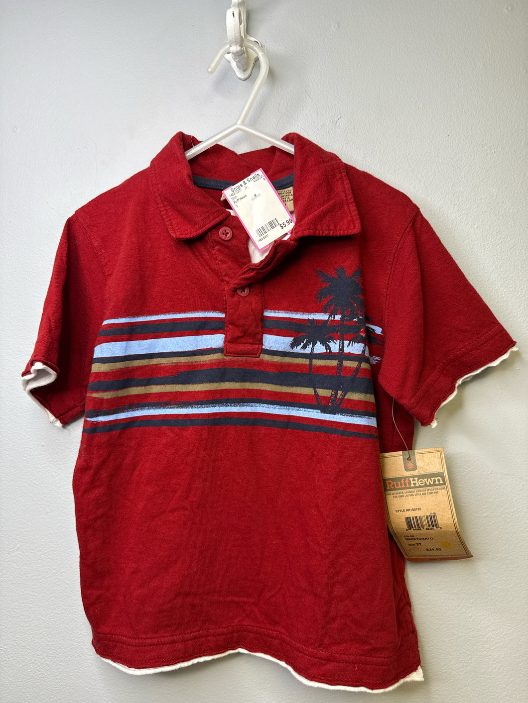 boys 3t ruff hewn shirt NWT