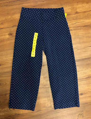Size S Lands End stretch knit capris, new with tags