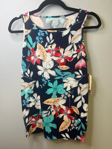 brand new with tags st johns bay floral tank size small