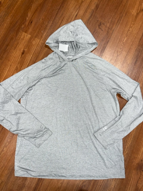 Size L long sleeve with hood shirt, by wolverine