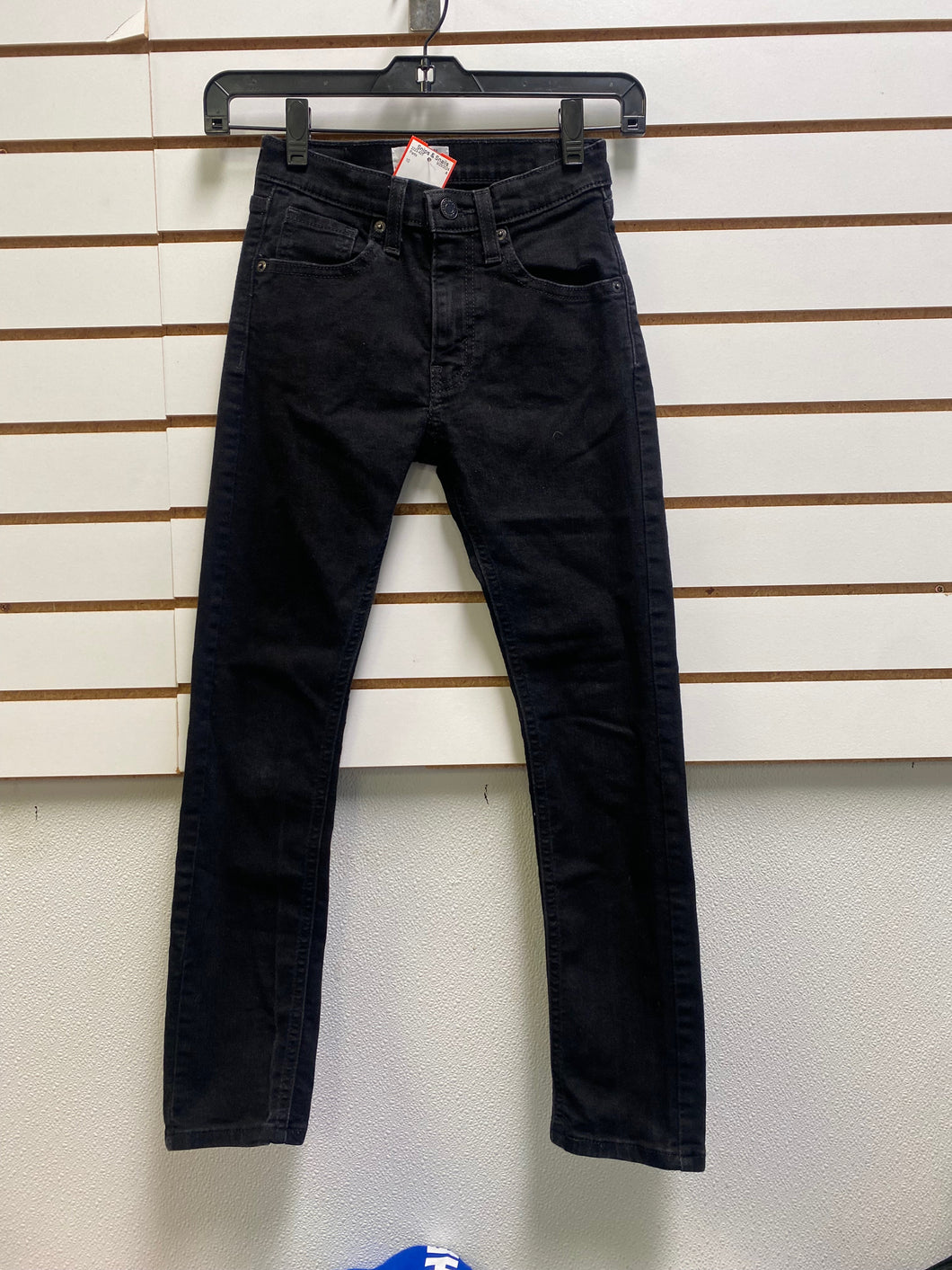 Boy's Size 10 Levis Skinny Black Jeans