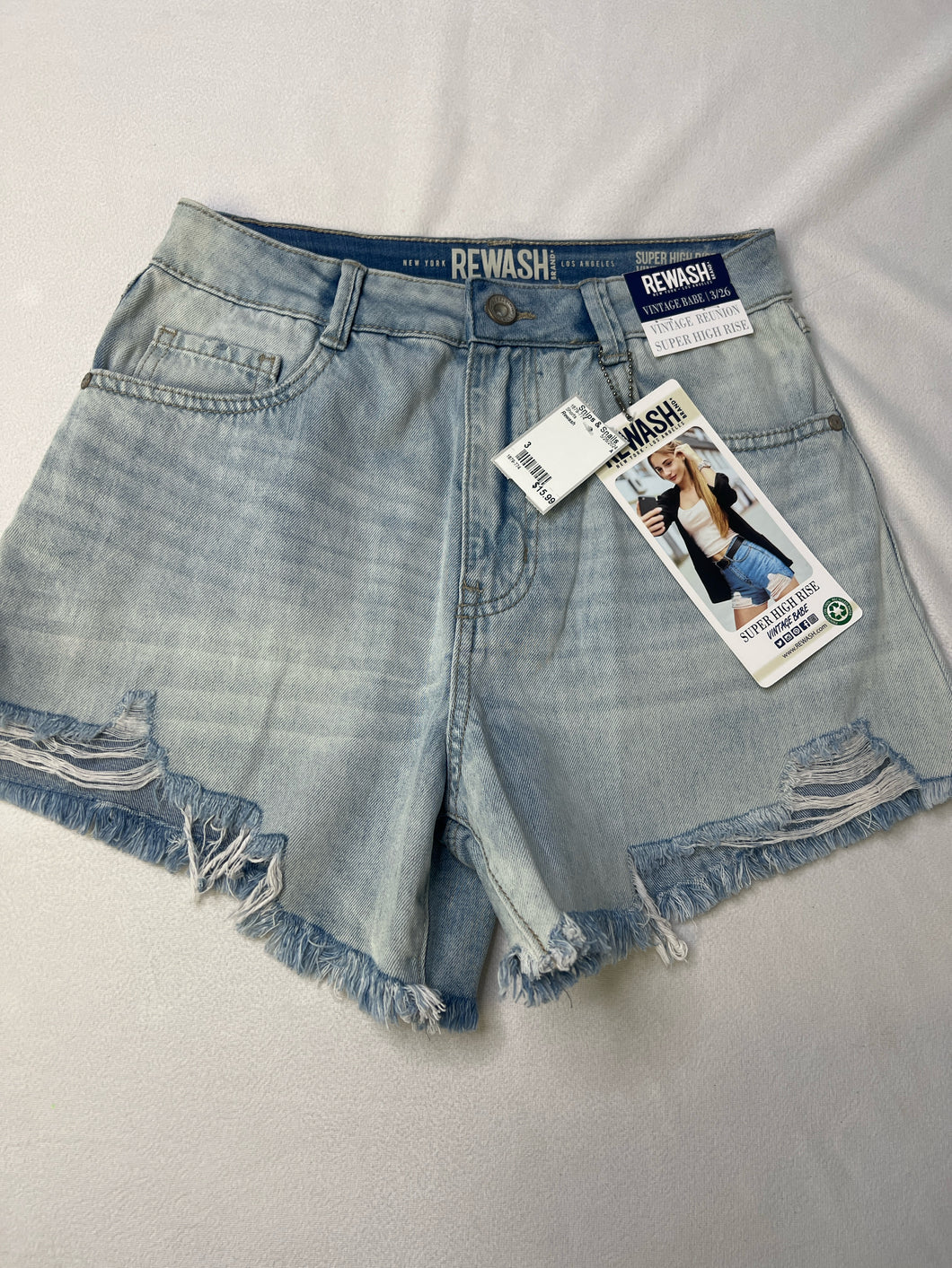 Womens Size 3 Rewash Shorts BNWT