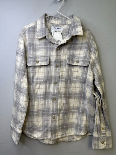 8 old navy plaid button up boys  Shirt
