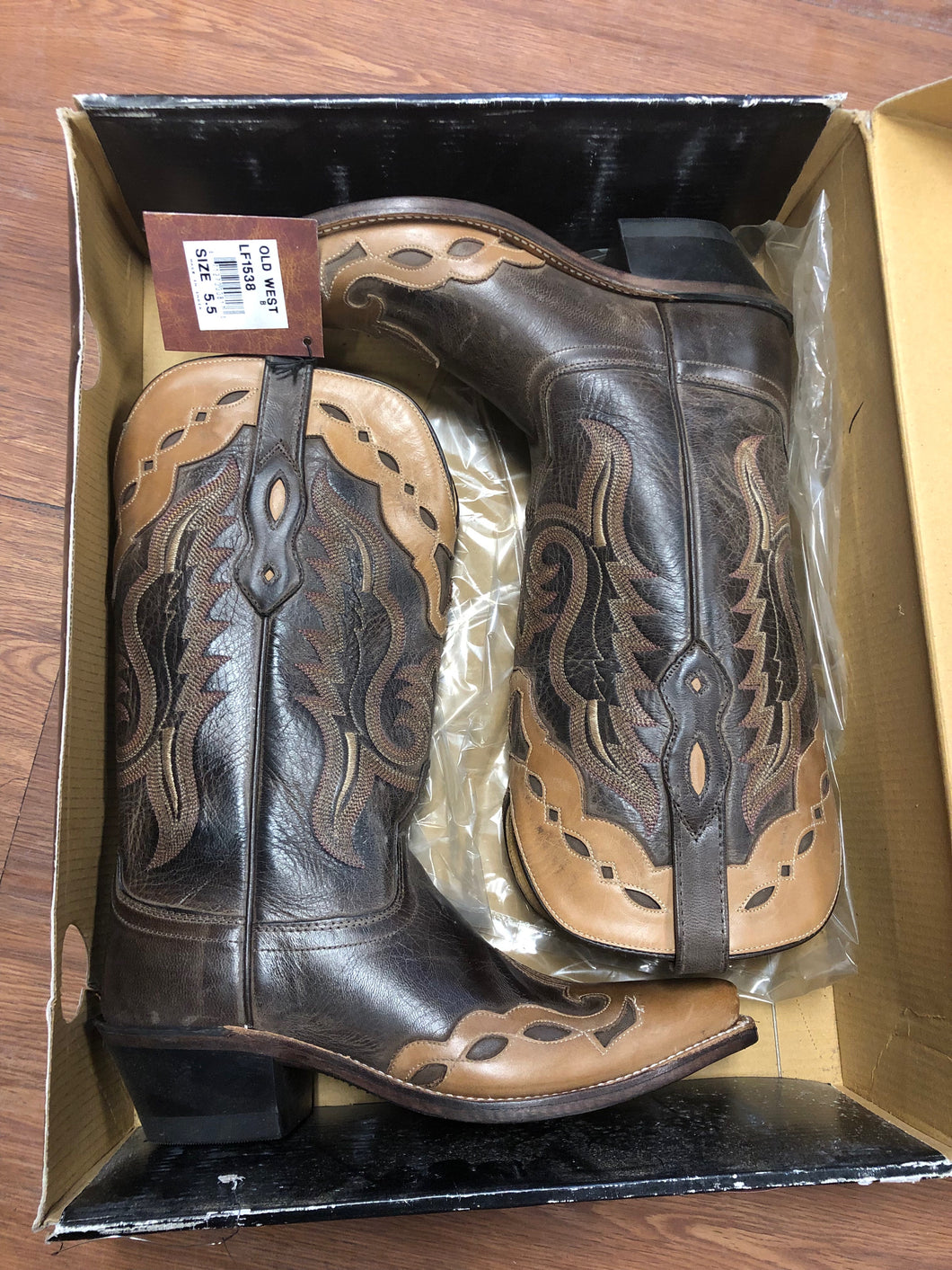 Old West 5.5 cowgirl boots shoes
