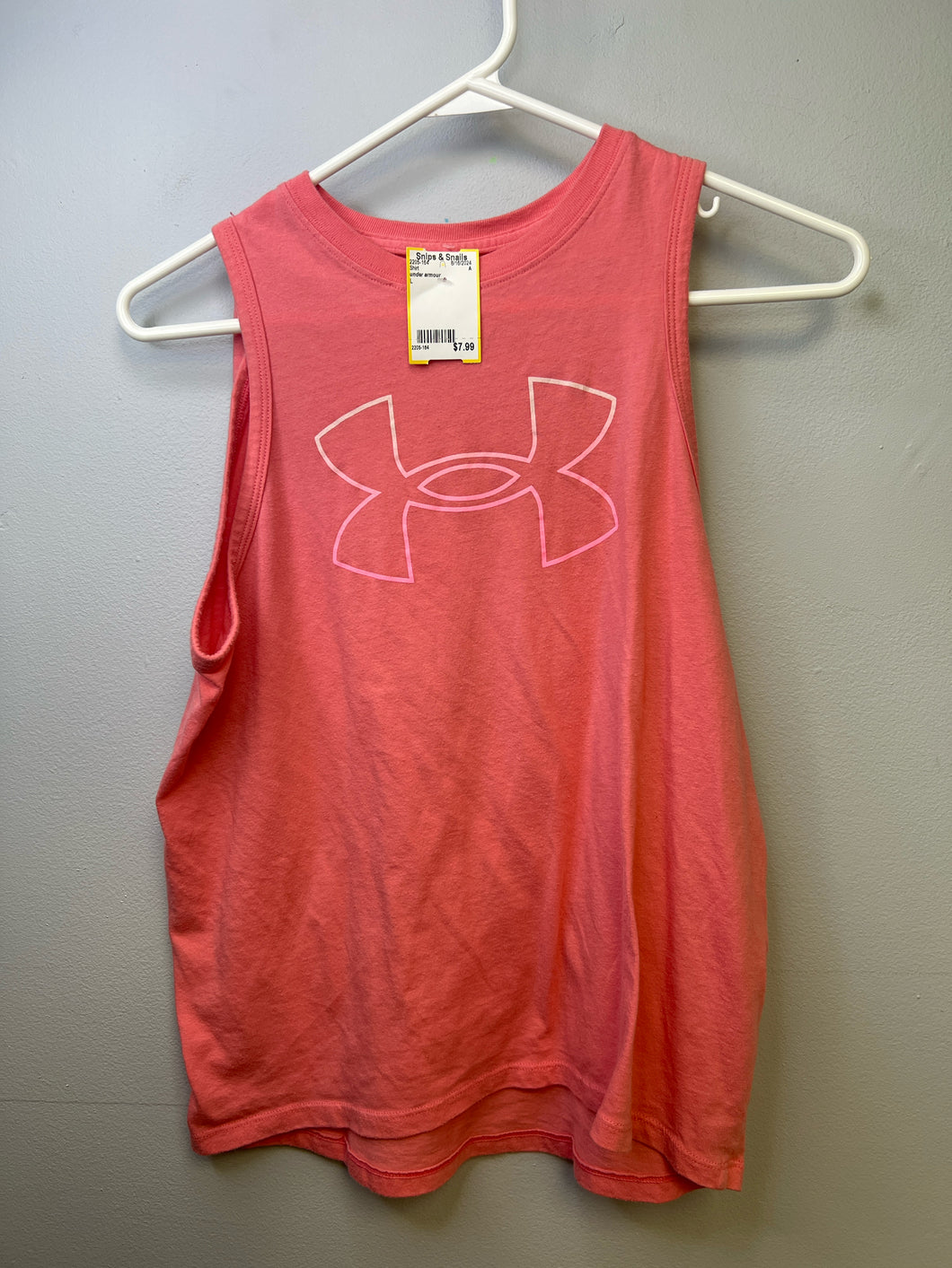 youth large girls  under armour tank