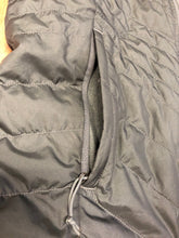 Load image into Gallery viewer, Size S The NorthFace Jacket Reversible vest black and soft fleece gray pockets