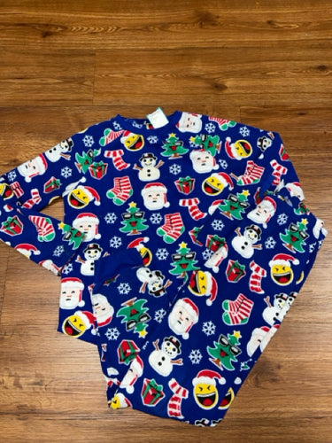 Pajamas, 2 pc holiday emoji