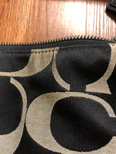 Load image into Gallery viewer, Coach Purse with longer shoulder strap - spots on cloth throughout