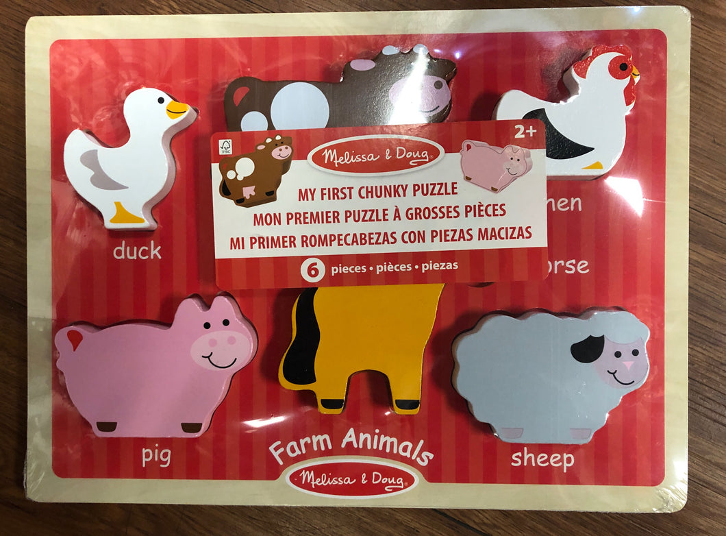 Melissa & Doug Puzzle NEW