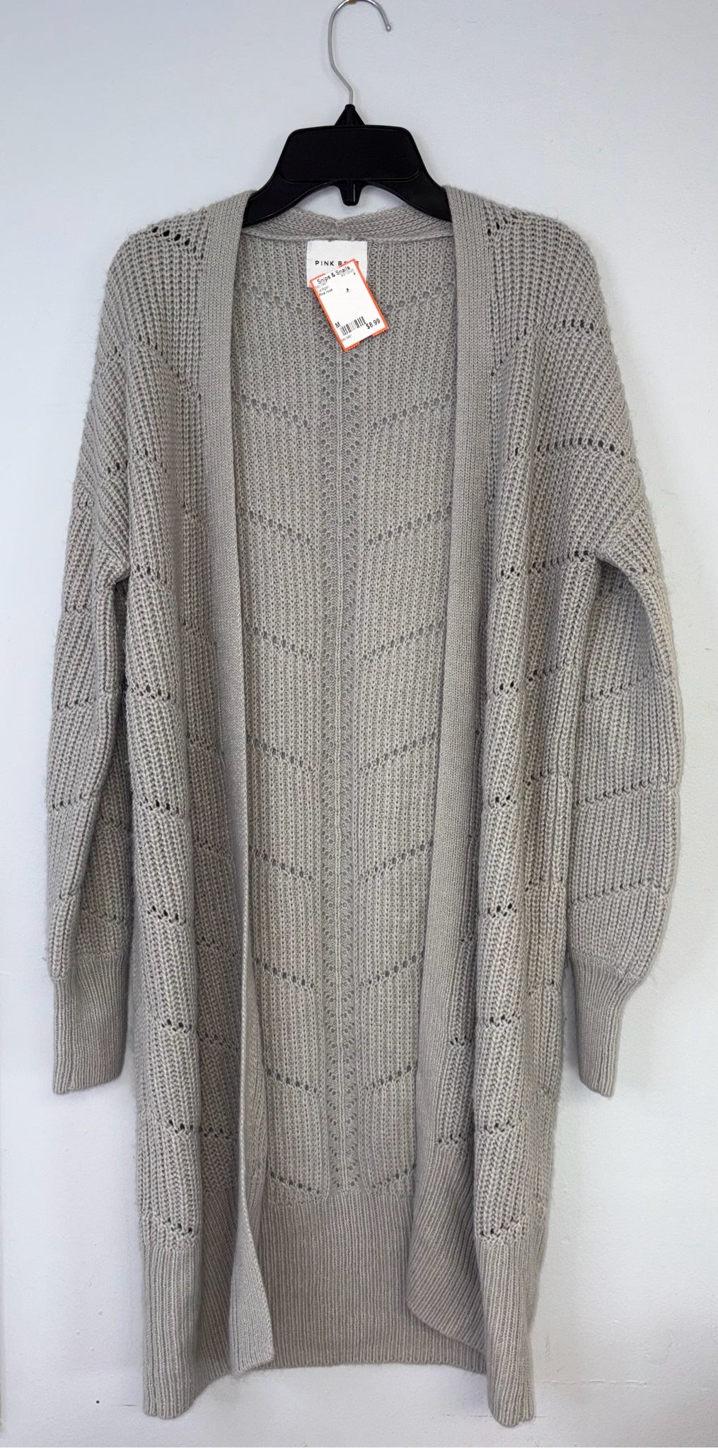 womens Size M Pink rose Cardigan