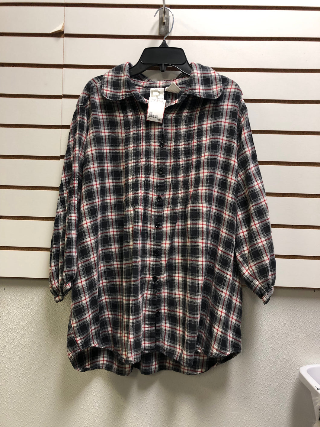 Size 18W plaid Shirt