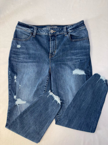 Ladies Size L Maurices Jeans