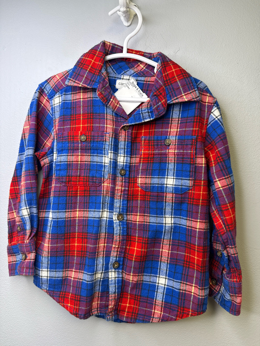 2T Carters boys flannel Shirt